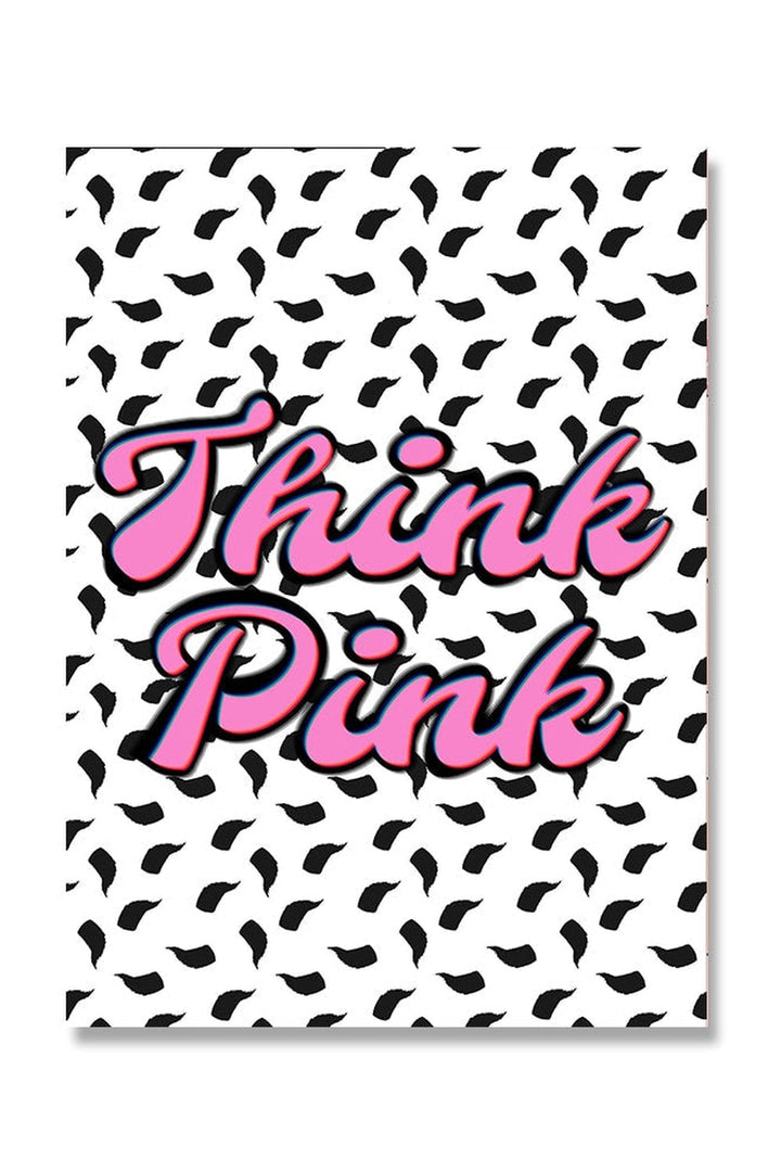 Pink Abstract Canvas Poster | Bowlift
