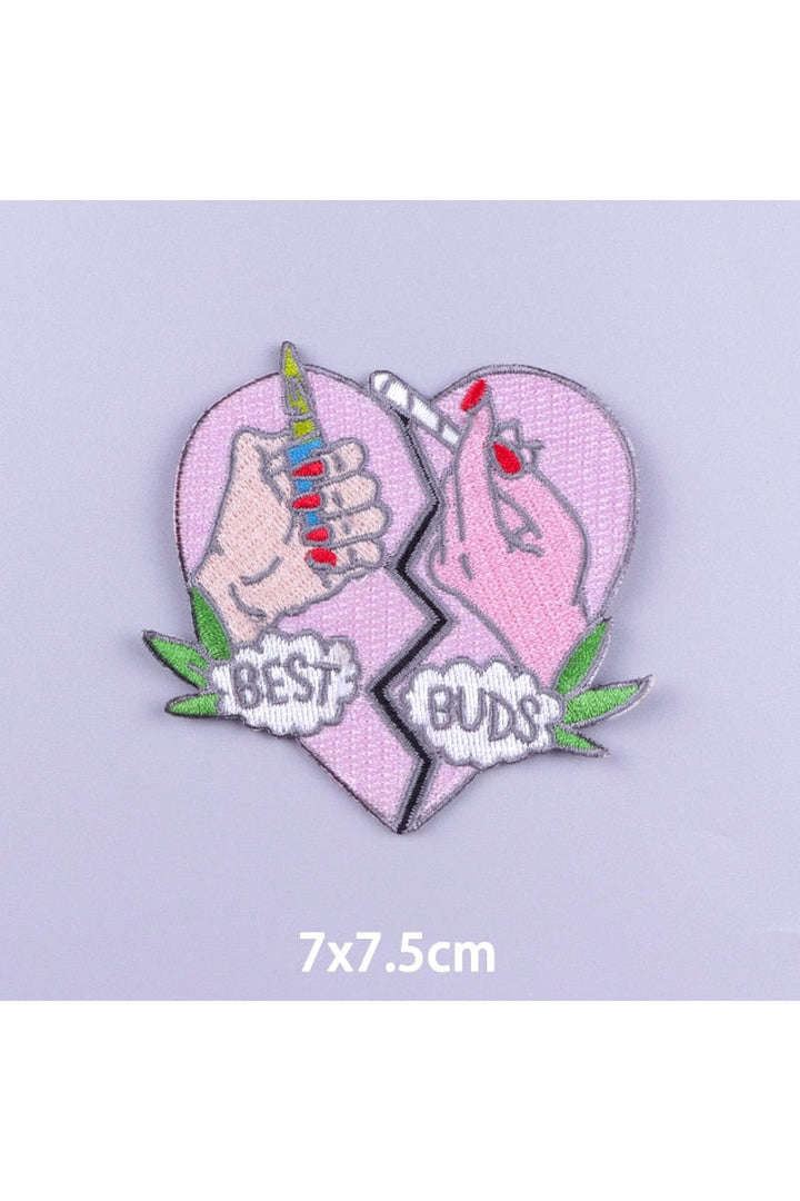 Cartoon embroidered patch | Bowlift