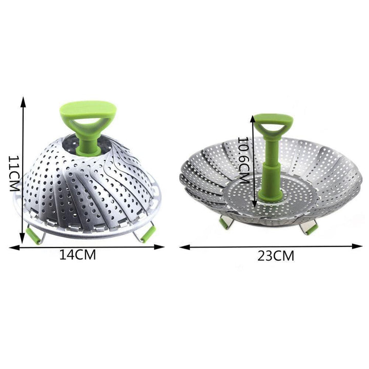 BowLift | Stainless Steel Foldable Steamer Basket
