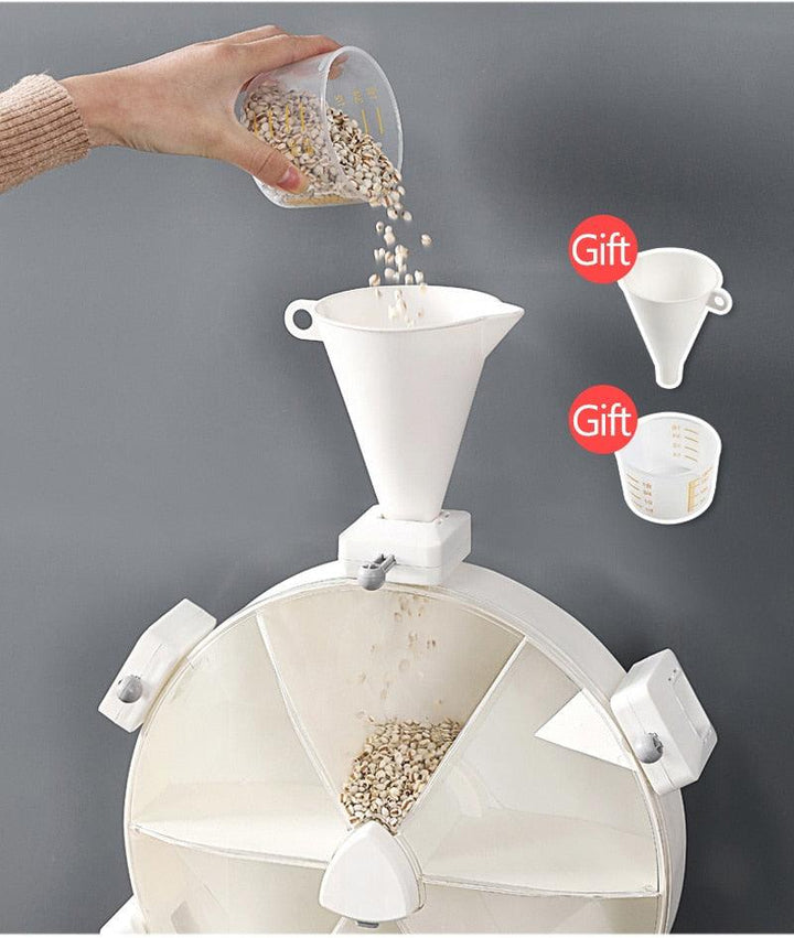 BowLift | Whirling Box - Rotating Food Grain Storage Container