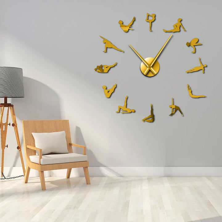 BowLift | Pilates Poses DIY Wall Clock