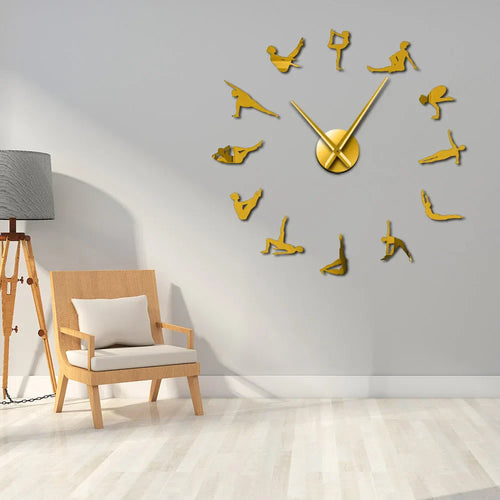 BowLift | Pilates Poses DIY Wall Clock