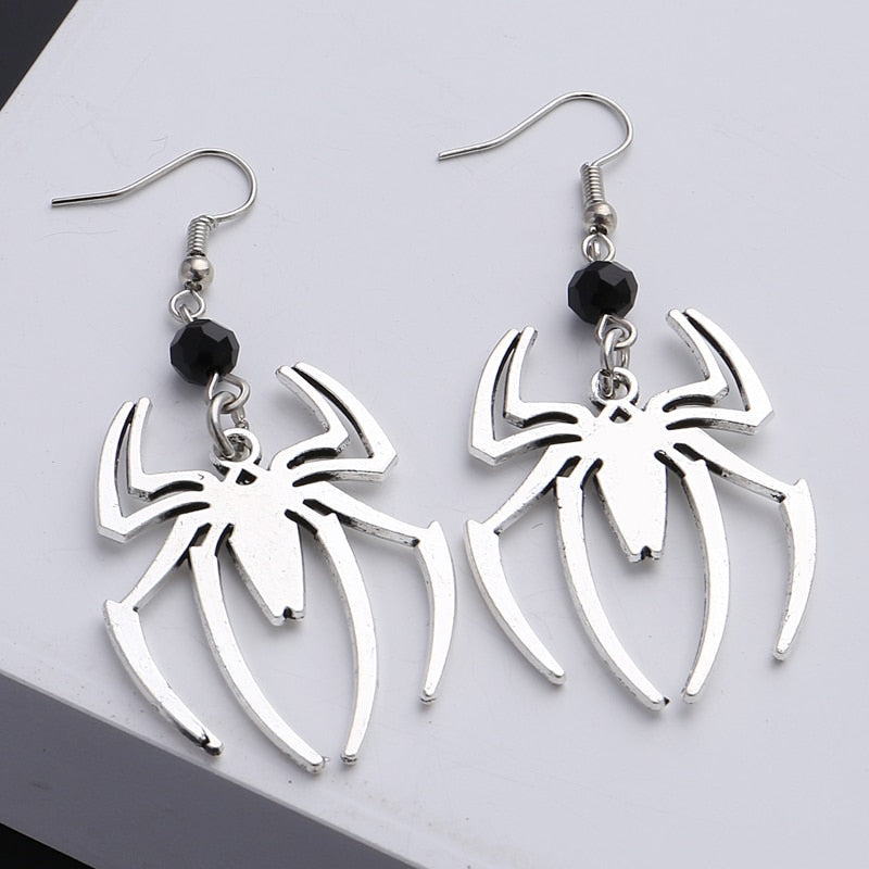 BowLift | Black Spider Artsy Mystical Earrings