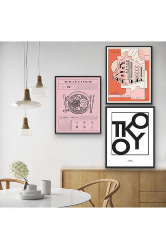 Tokyo Club Canvas Poster | Bowlift
