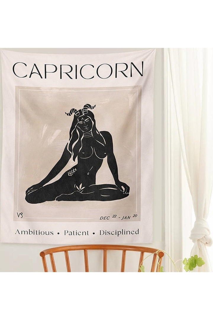 Power' Zodiac Wall Tapestry | Bowlift