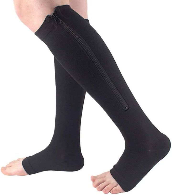 BowLift | support stockings with zip for comfortable compression & easy handling