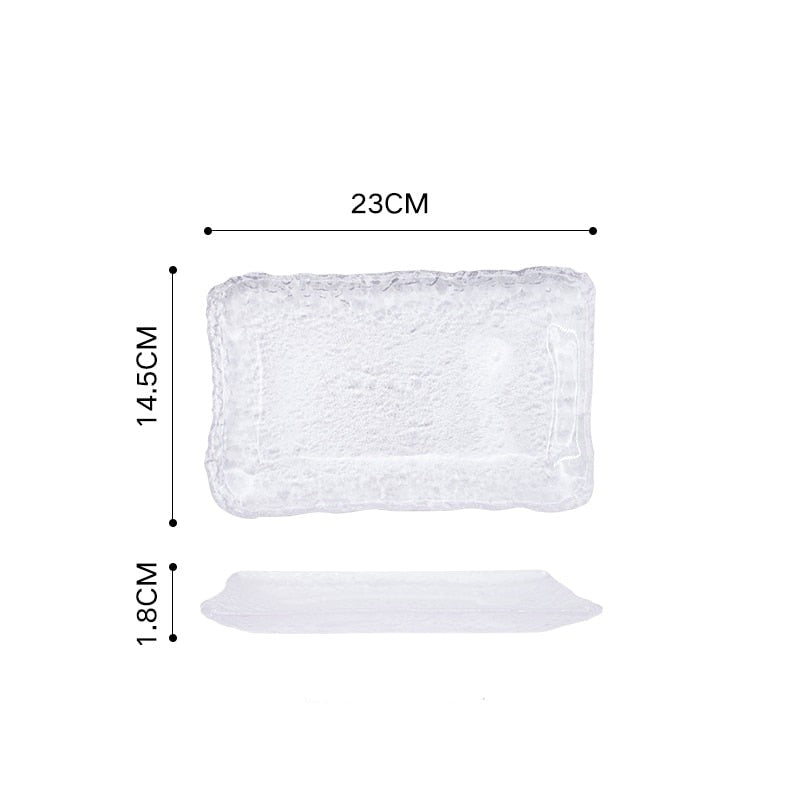 BowLift | Nordic Frozen Style Glass Plates