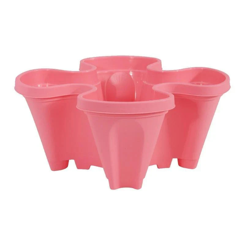 BowLift | Space-saving stackable plant pots – Vertical planting system with wheels