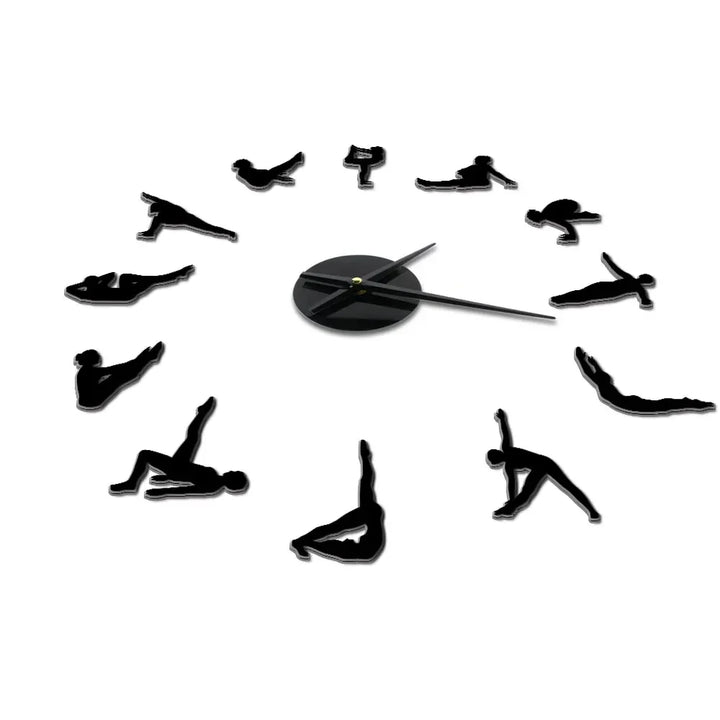 BowLift | Pilates Poses DIY Wall Clock