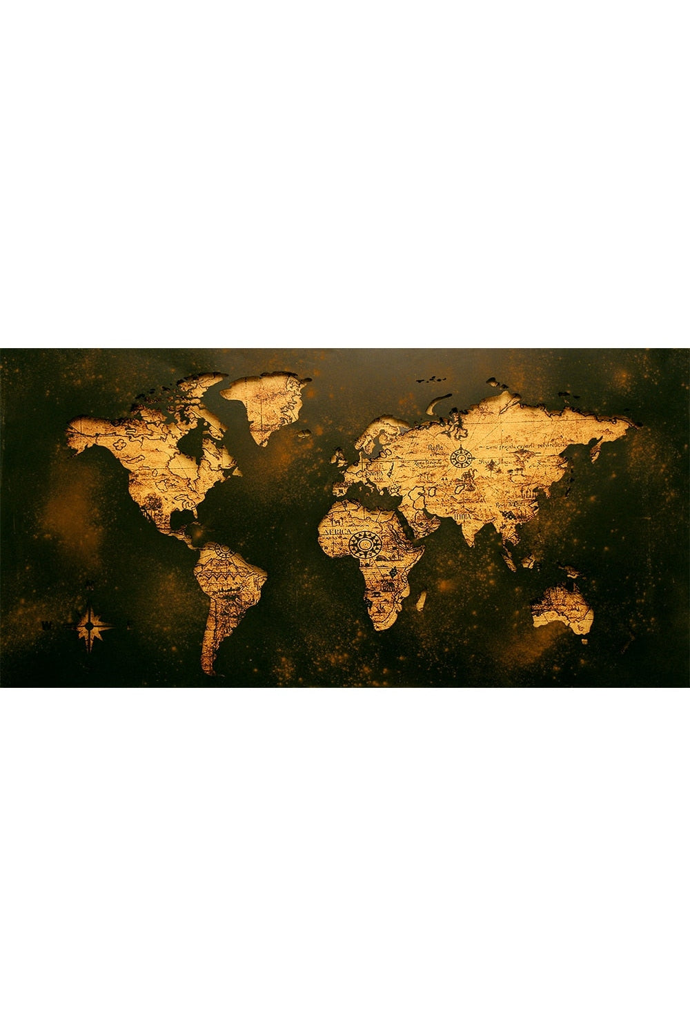 Akademia World Map Canvas | Bowlift