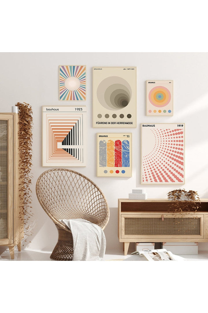 Geometric Canvas Poster | Bowlift
