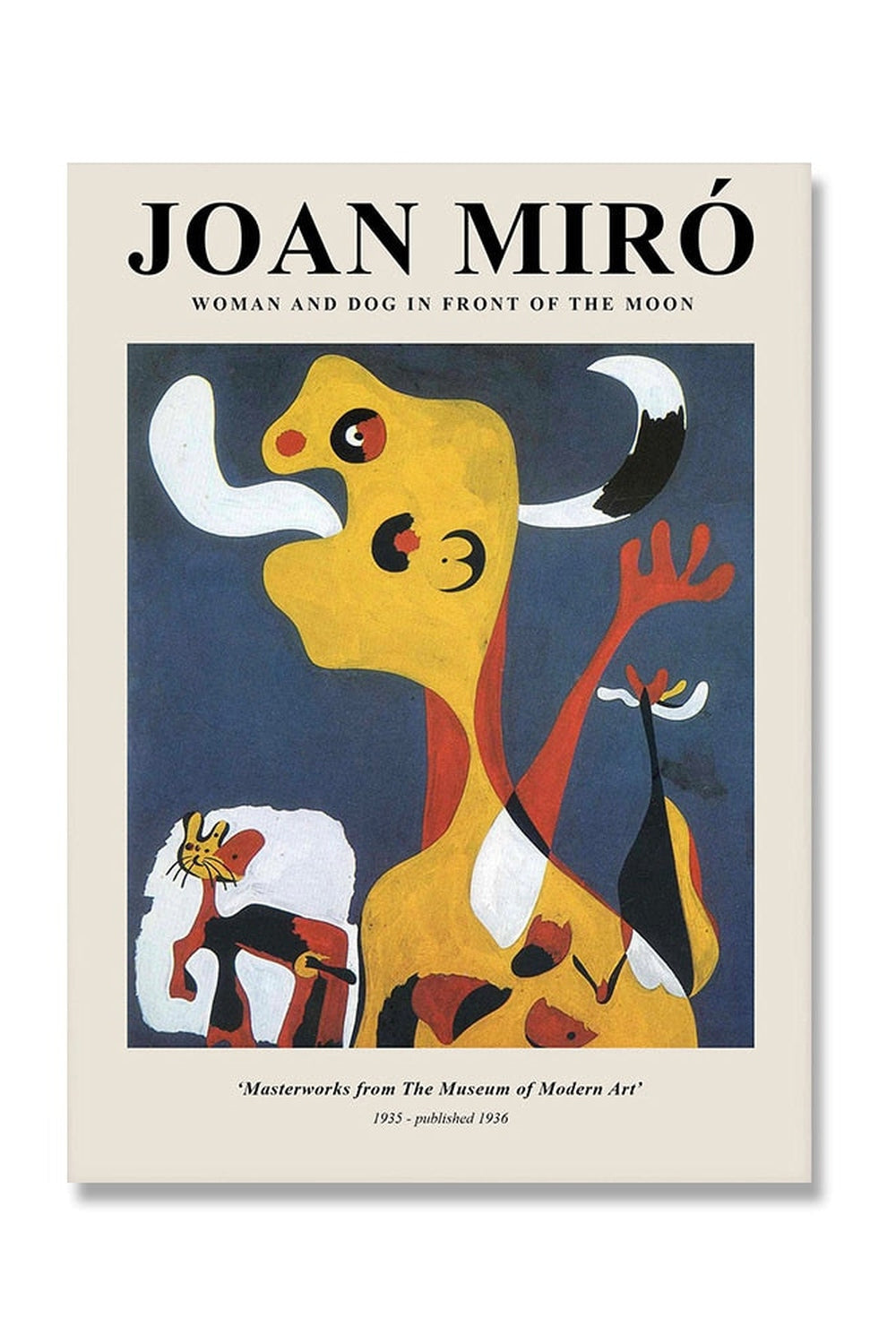 Miro Inspired Canvas Poster | Bowlift