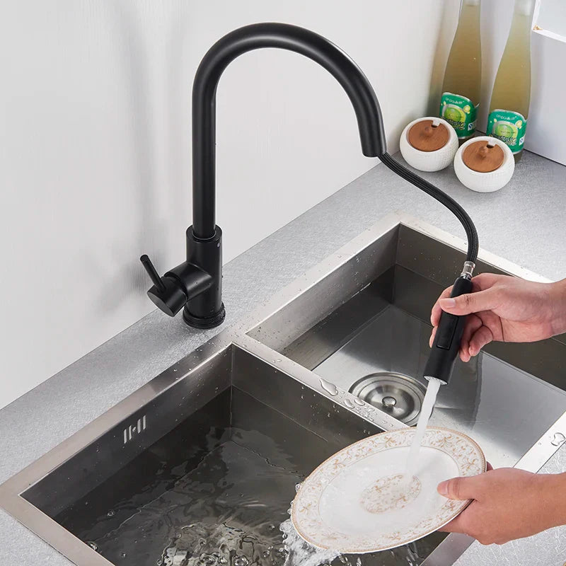 BowLift | Pull-out Kitchen Faucet with Touch Control and Sensor Function