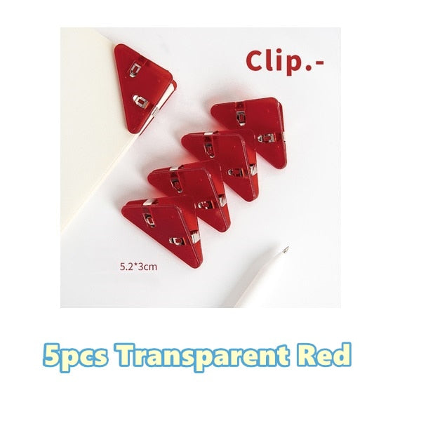 BowLift | Easy Mark Colorful Triangle Book Corner Clip