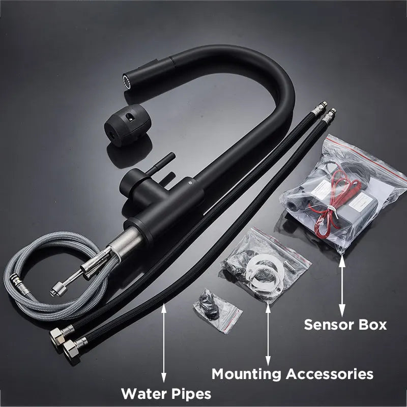 BowLift | Pull-out Kitchen Faucet with Touch Control and Sensor Function