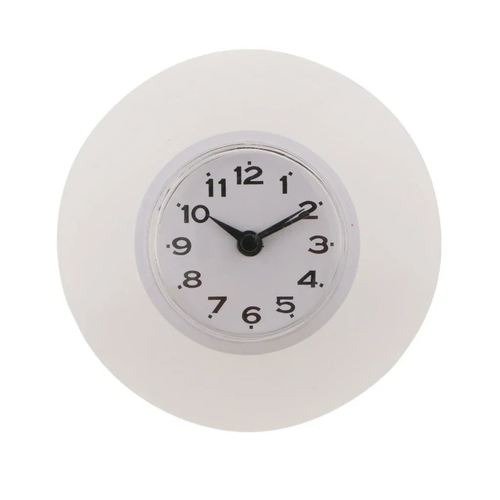 WaterProofClock – Compact Suction Cup Clock for Bathroom Bowlift