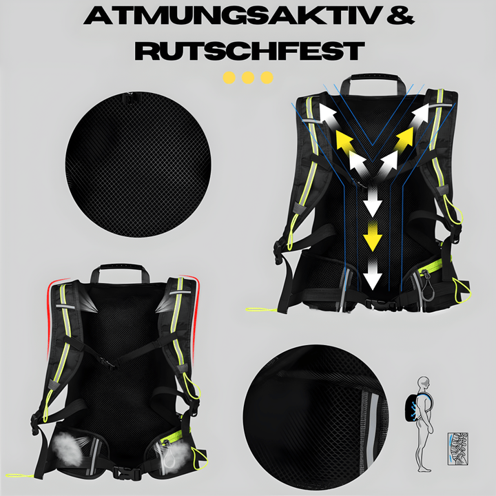 BowLift | Multifunctional Hydration Backpack with 10 L Volume & Hydration System