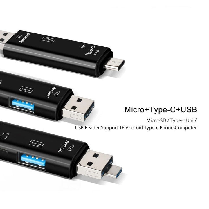 5 in 1 Micro SD Card Reader with 32 GB SD Card Bowlift
