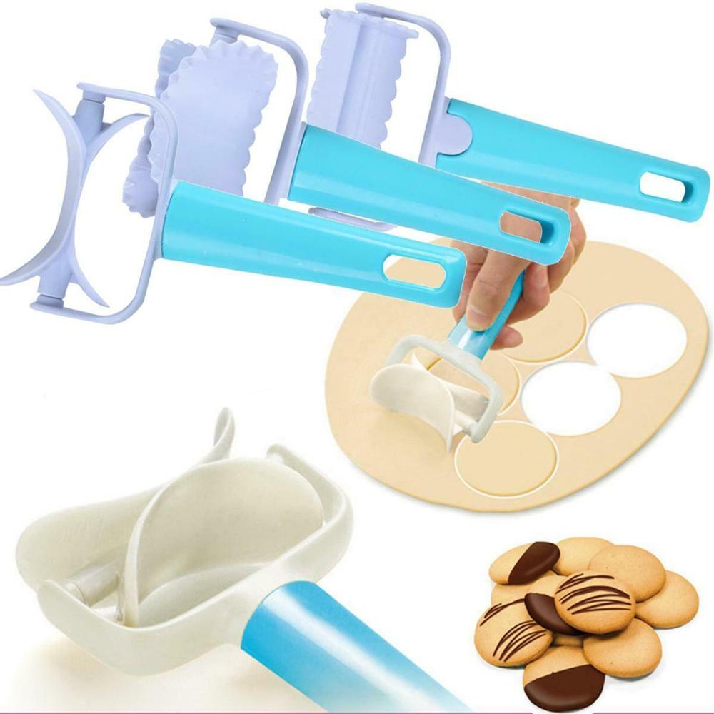 BowLift | 3Pcs Cake Decorating Dough Cutter Roller