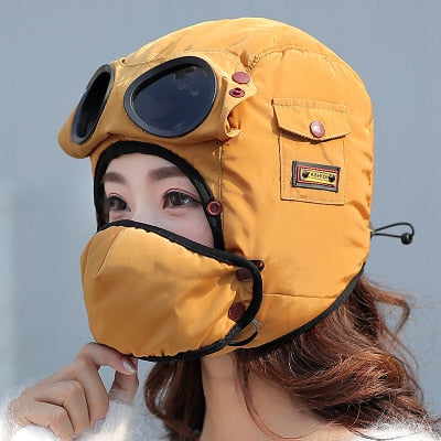 BowLift | Fully Shielded Aviator Googles Hat