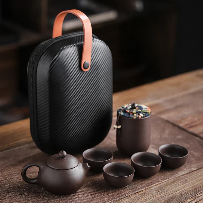 BowLift | Ceramic Gaiwan Portable Kung Fu Tea Gift Set