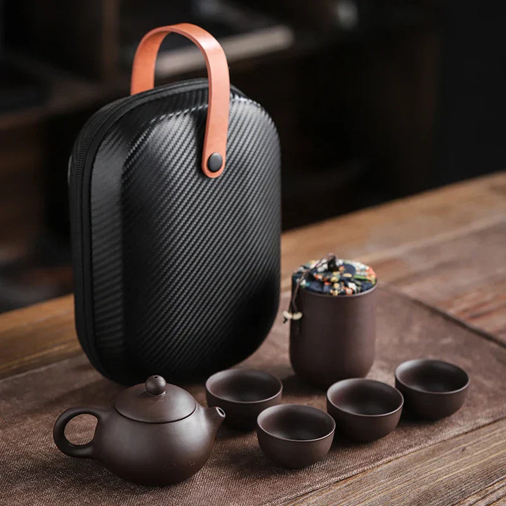 BowLift | Ceramic Gaiwan Portable Kung Fu Tea Gift Set