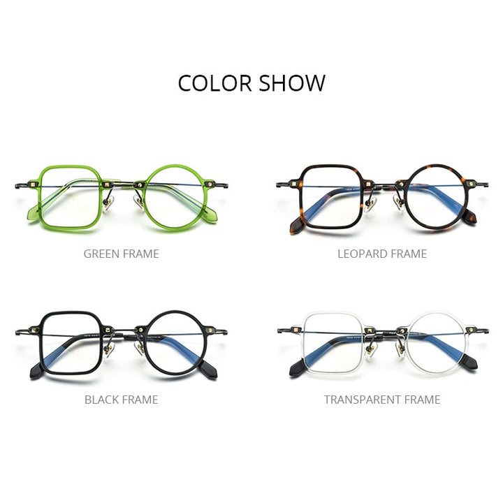 BowLift | Irregular Shape Geeky Titanium Eyeglasses
