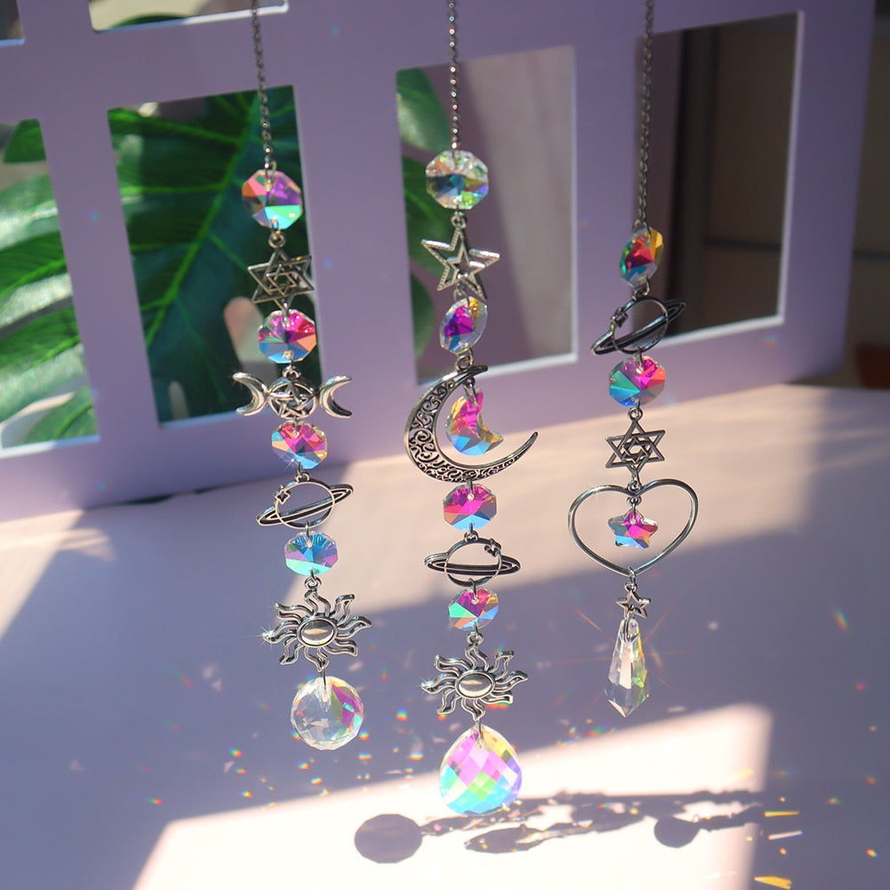 BowLift | Dream Combo Symphony Crystal Wind Chime Moon Sun Catcher