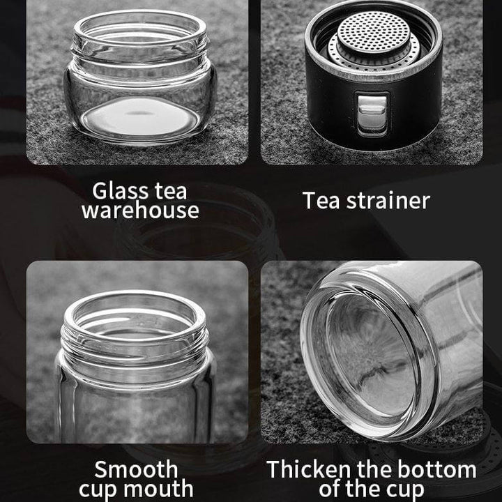 BowLift | Double Glass Portable Eco-Friendly Tea Infuser
