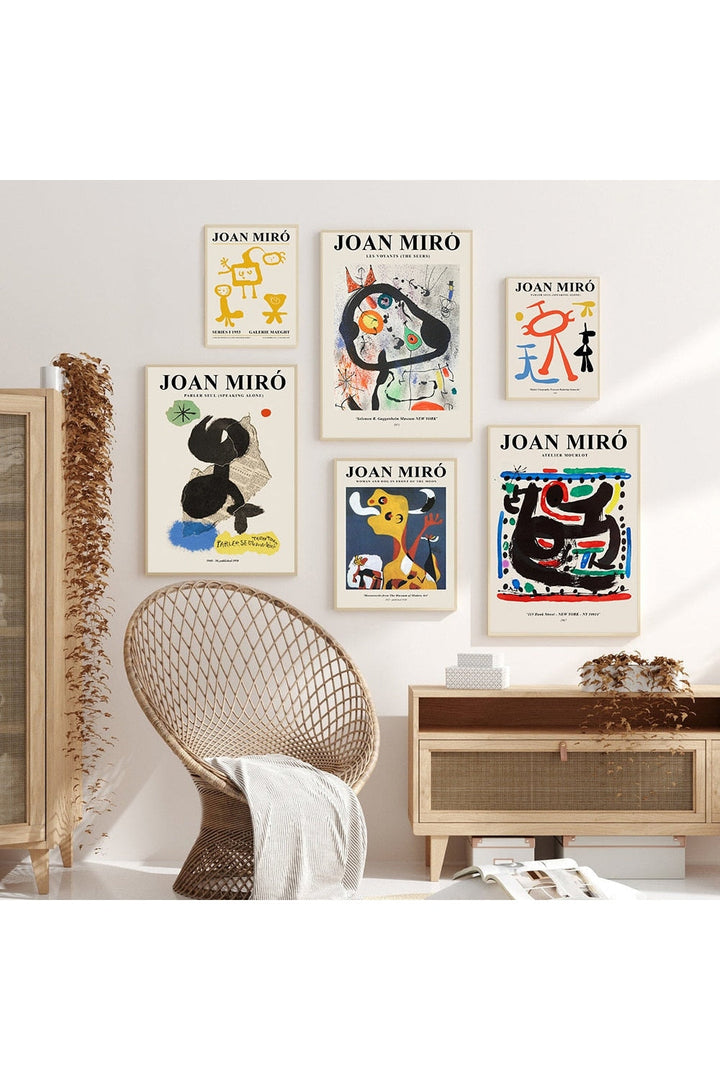 Miro Inspired Canvas Poster | Bowlift