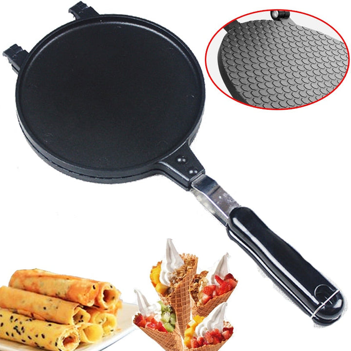 WaffleMaster Pan – Handy Waffle & Omelet Maker Bowlift