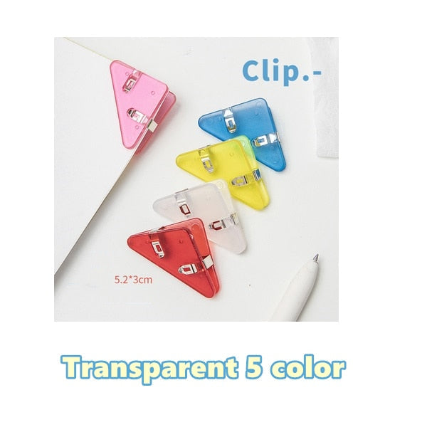 BowLift | Easy Mark Colorful Triangle Book Corner Clip