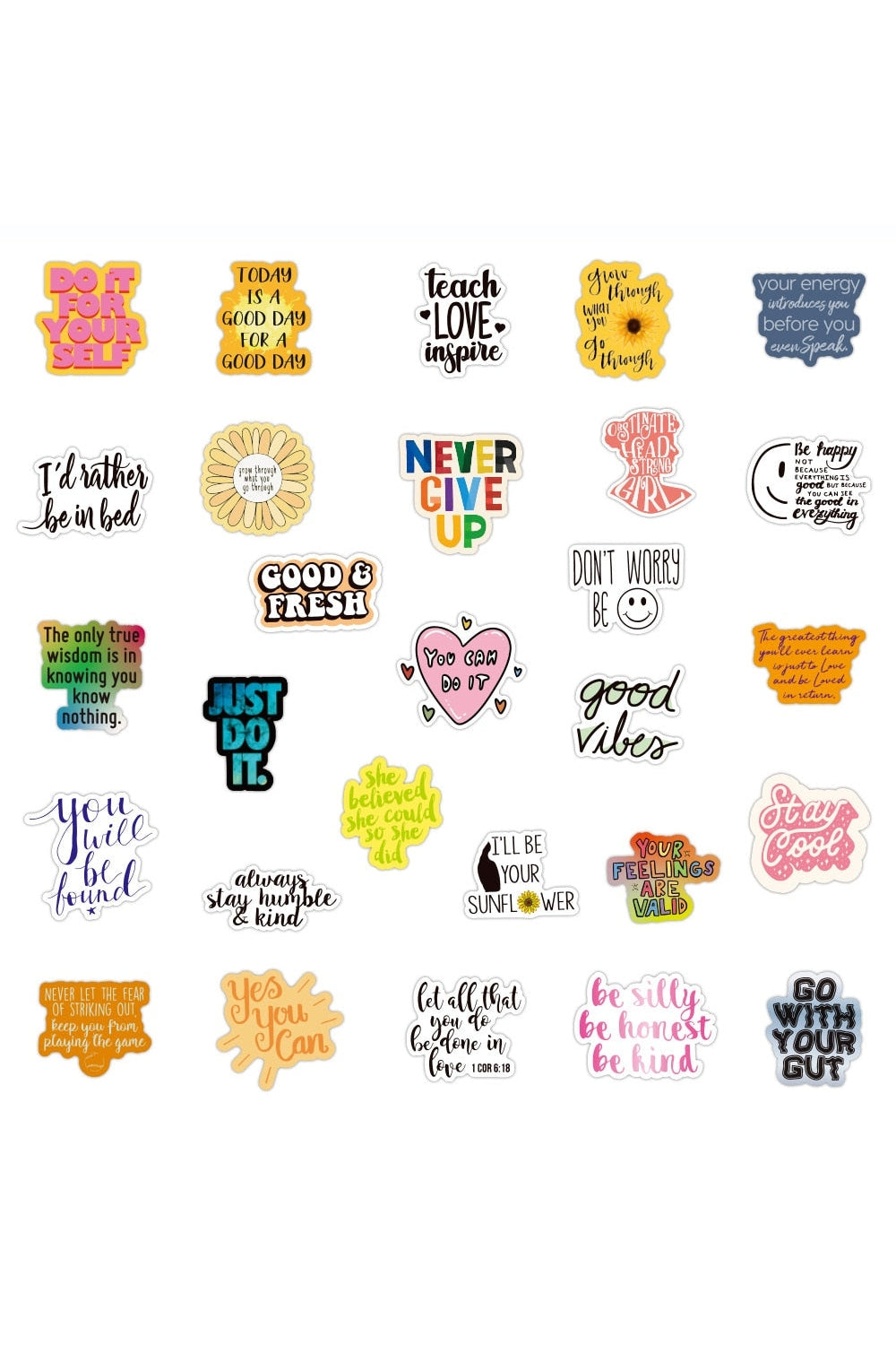 Motivation sticker collection | Bowlift