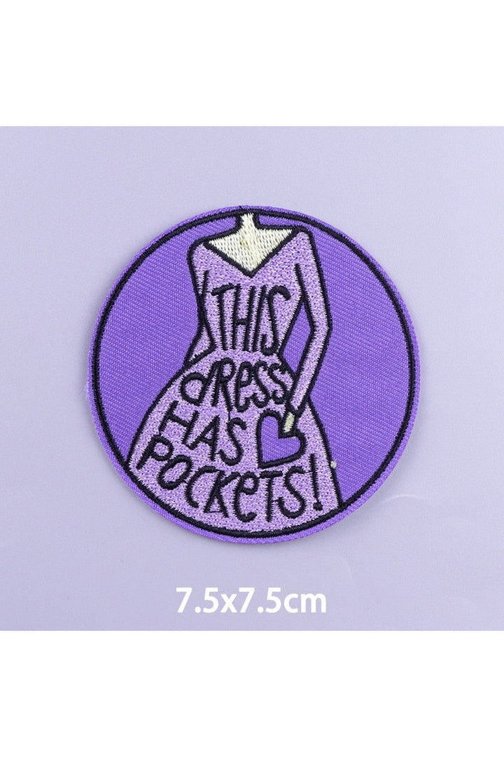 Cartoon embroidered patch | Bowlift