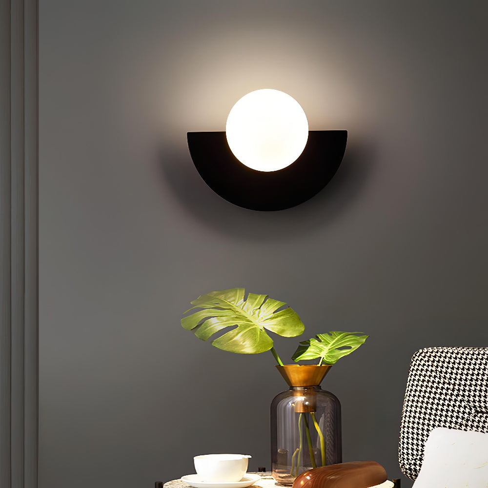 BowLift | Half-Moon Wall Light – Nordic LED Design for Modern Interiors