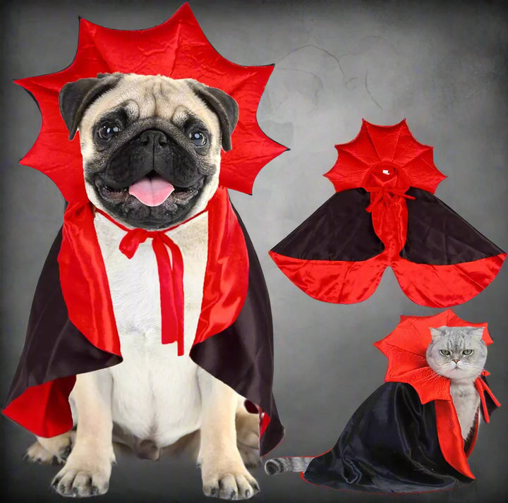 BowLift | Halloween Vampire Cape Dog Costume