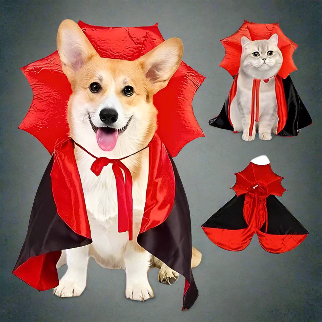 BowLift | Halloween Vampire Cape Dog Costume
