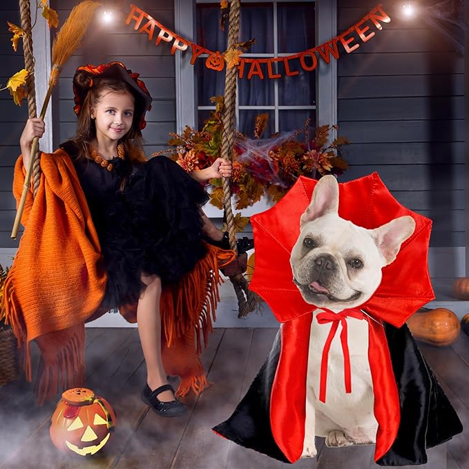 BowLift | Halloween Vampire Cape Dog Costume