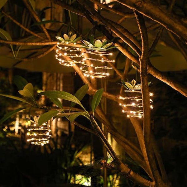 BowLift | Solar-powered Pineapple Garden Lamp