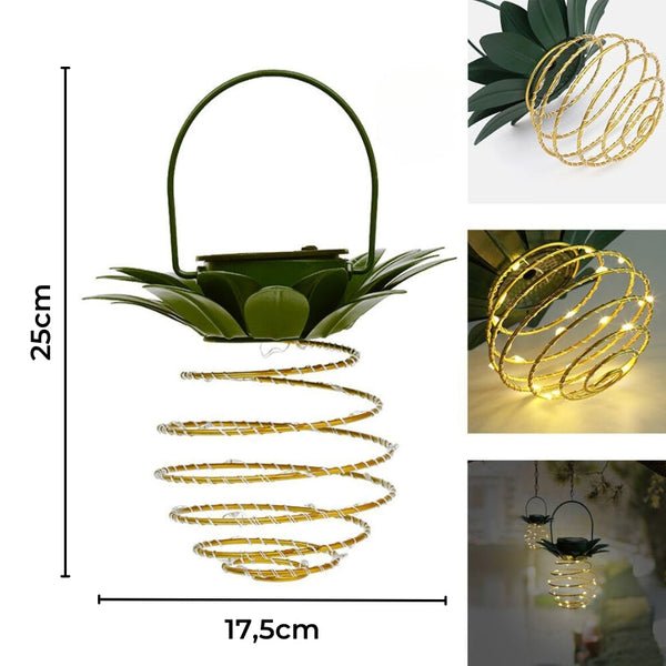 BowLift | Solar-powered Pineapple Garden Lamp