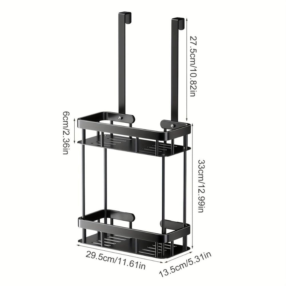 BowLift | Stainless Steel Bathroom Hanging Caddy Rack
