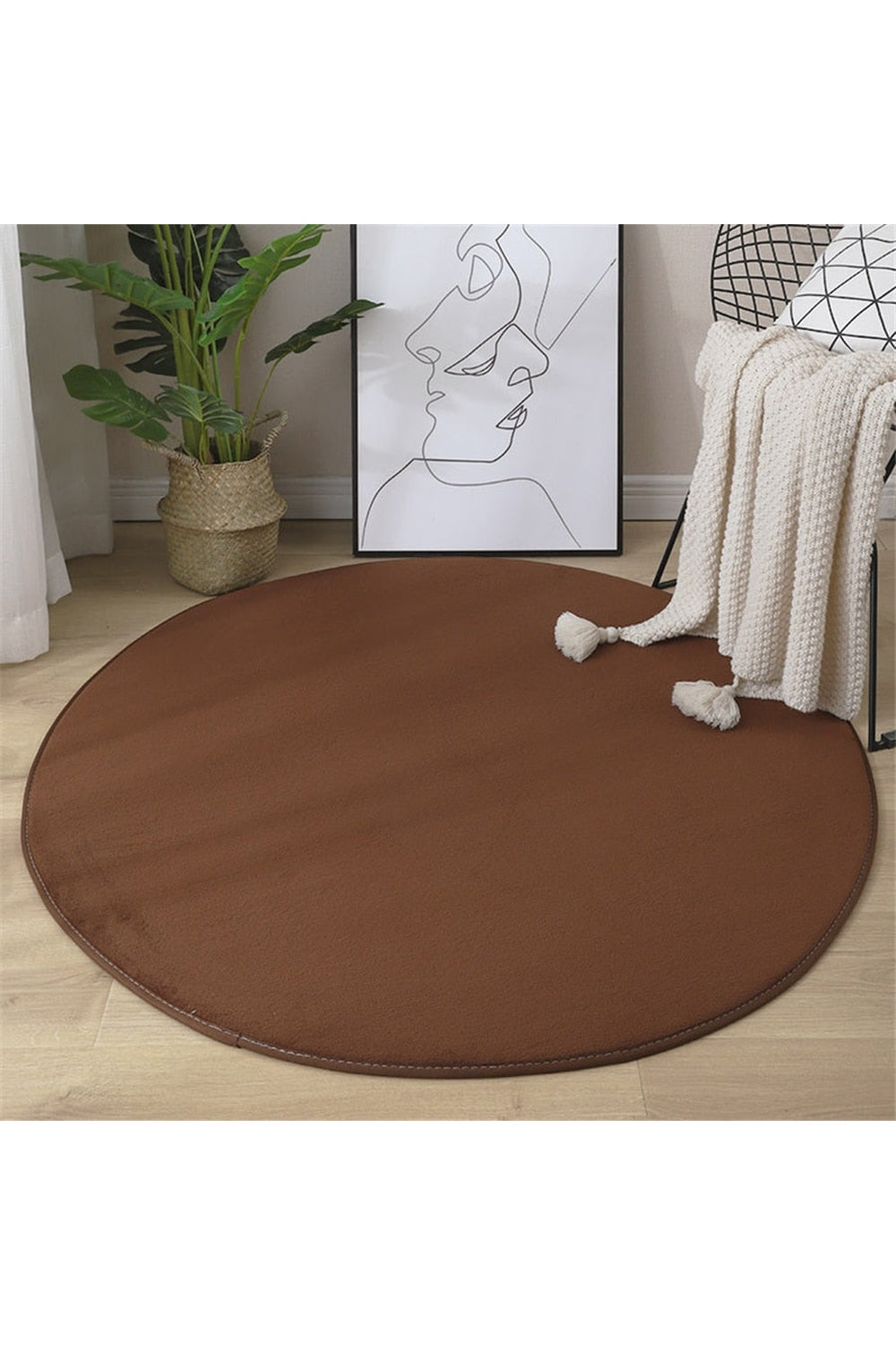 beef rug with coral pattern | Bowlift