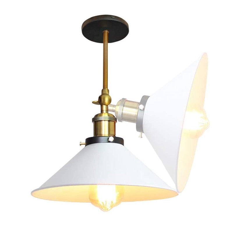 BowLift | White Industrial Vintage Wall Sconce Light