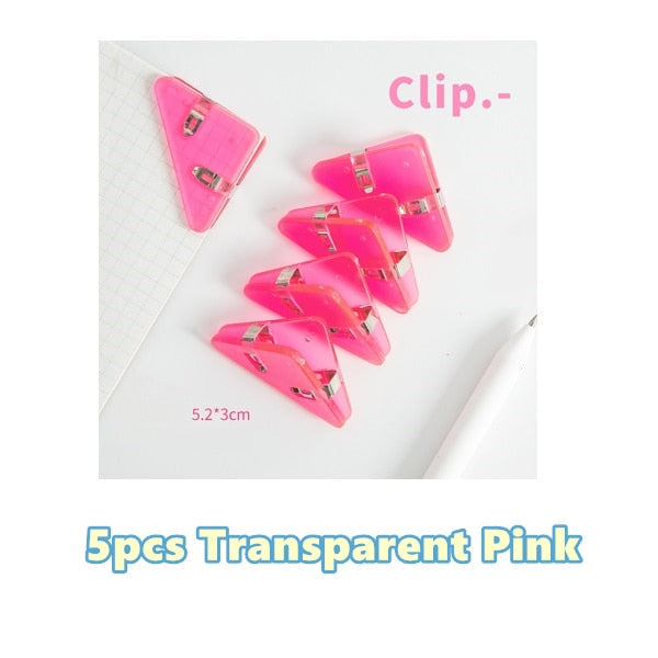 BowLift | Easy Mark Colorful Triangle Book Corner Clip