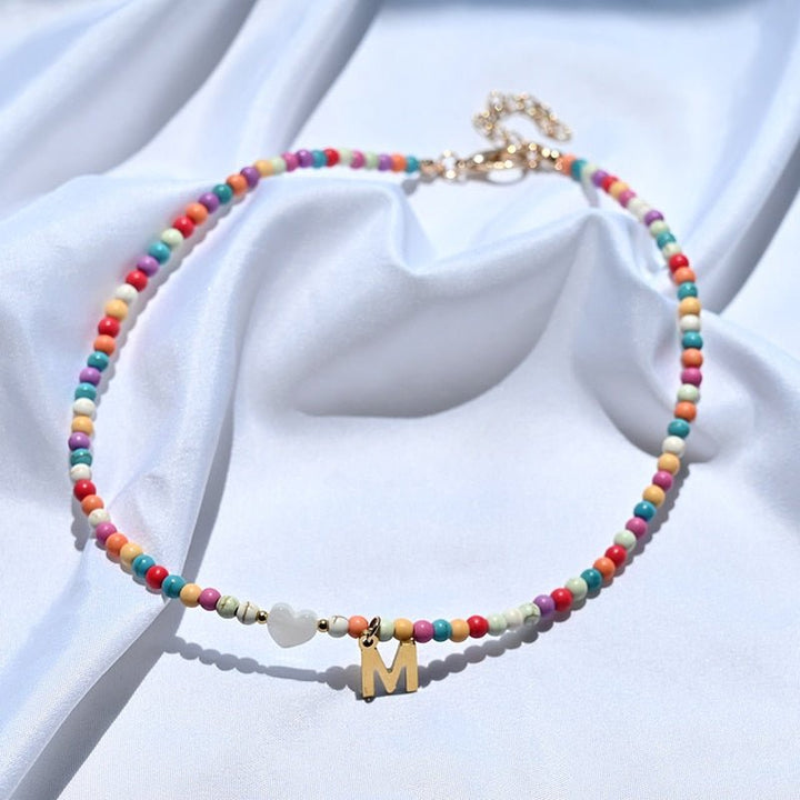 BowLift | Pearl Necklace with Letter Pendant