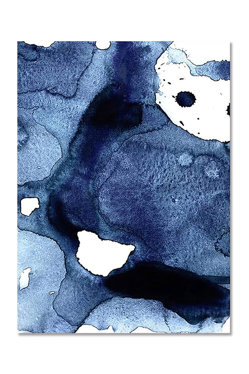 Blue Abstract Canvas Poster | Bowlift