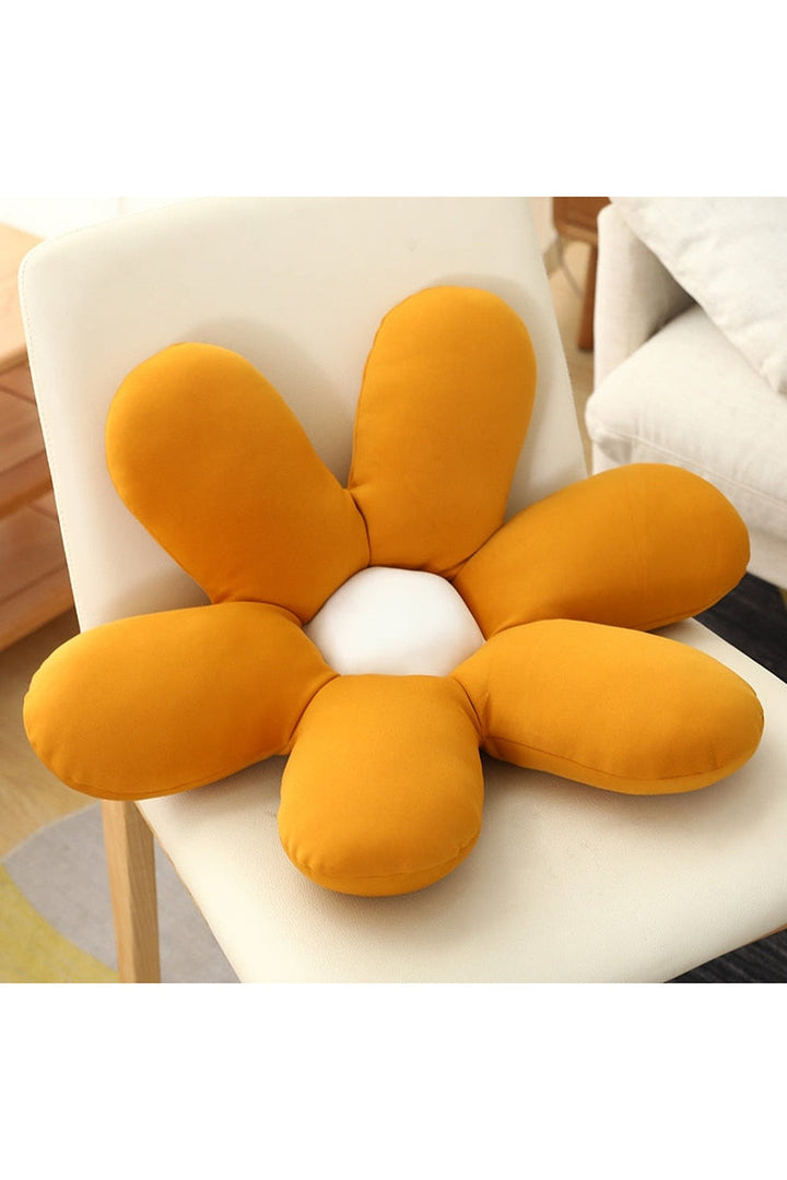 White Daisy Flower Cushion | Bowlift