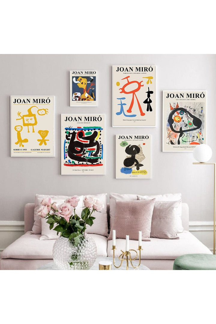 Miro Inspired Canvas Poster | Bowlift