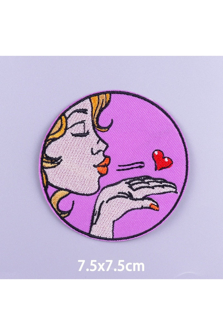 Cartoon embroidered patch | Bowlift