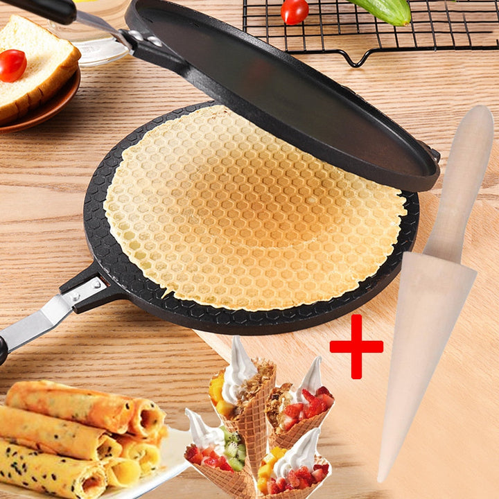 WaffleMaster Pan – Handy Waffle & Omelet Maker Bowlift